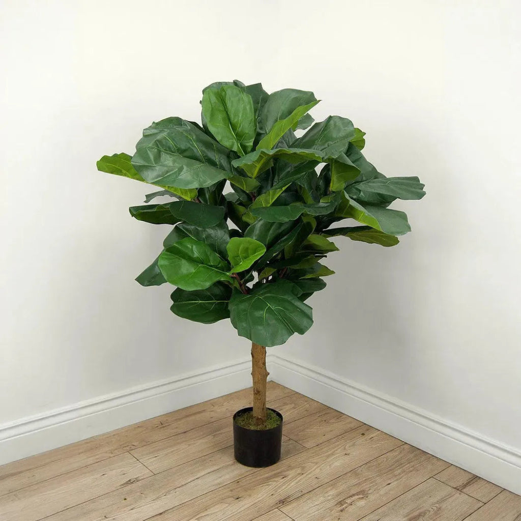 Faux Indoor Fiddle Leaf Fig Tree - LOOMLAN - Artificial Trees