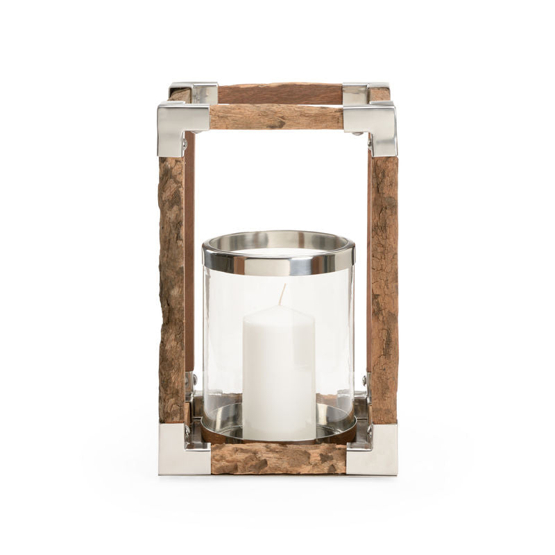 Modern Rustic Hurricane Candleholder