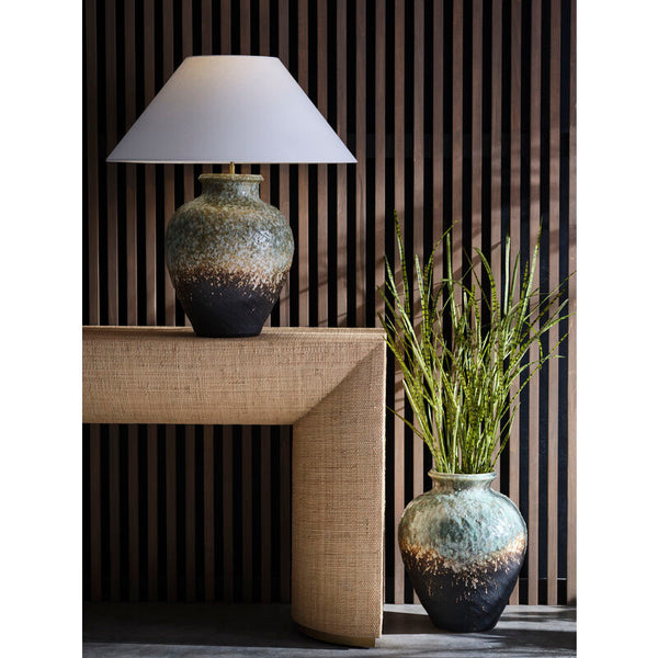 Daichi Unique Glaze Finish Handcrafted Table Lamp