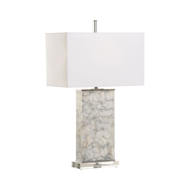 Whitman Clear Crystal Base Table Lamp