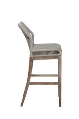 Fiddler Rope Upholstered Counter Stool