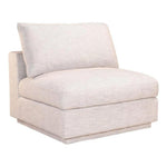 Feather Filled Grey Slipper ChairSofa - LOOMLAN - Moe's Home - Modular Components