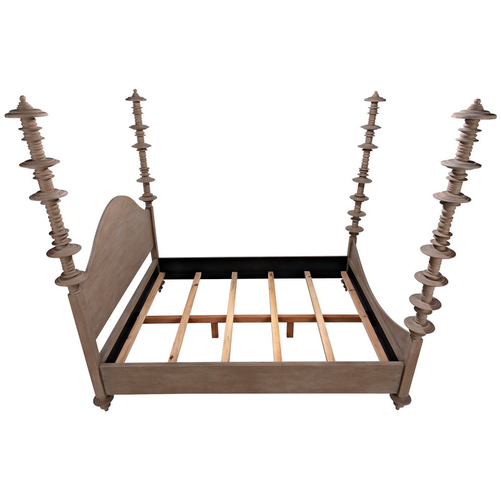 Ferret Wooden Eastern King Bed - LOOMLAN - Beds