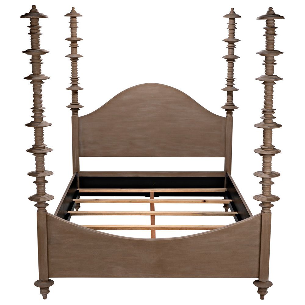 Ferret Wooden Eastern King Bed - LOOMLAN - Beds