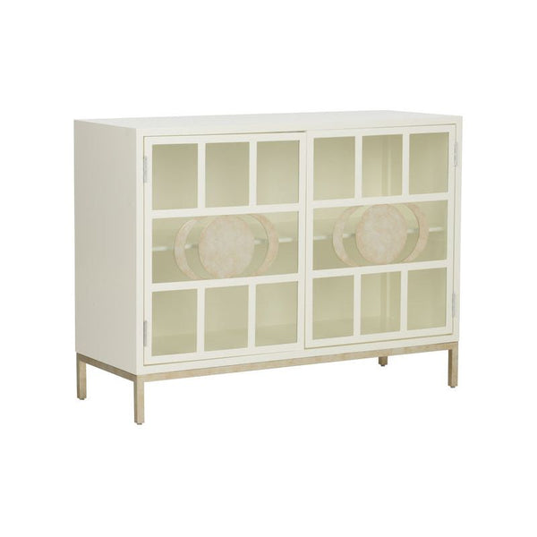 Ficino Metal Framed White Bookshelf - LOOMLAN - Chelsea House - Bookcases