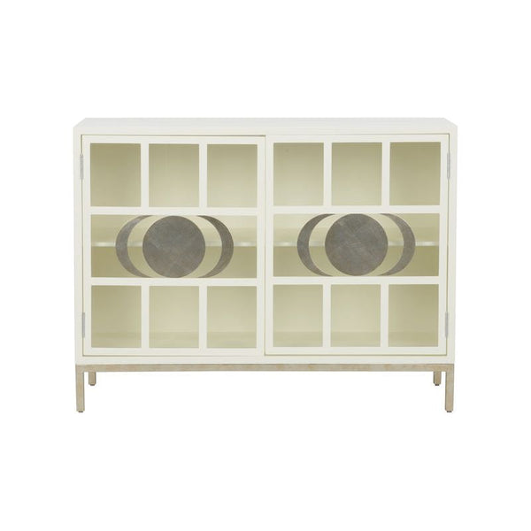 Ficino Metal Framed White Bookshelf - LOOMLAN - Chelsea House - Bookcases