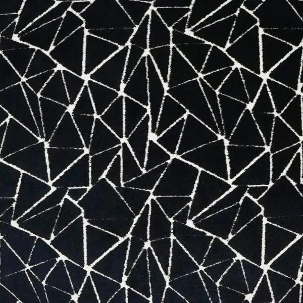 Finale Black Abstract Black Large Throw Pillow Insert - LOOMLAN - D.V. Kap - Throw Pillows