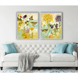 First Bird the Garden Artwork d Canvas Floating - LOOMLAN - LOOMLAN - Canvas Art