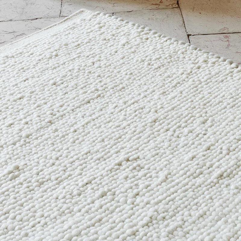 Flavia White Wool Area Rug By Linie Design - LOOMLAN - Linie Design - Area Rugs