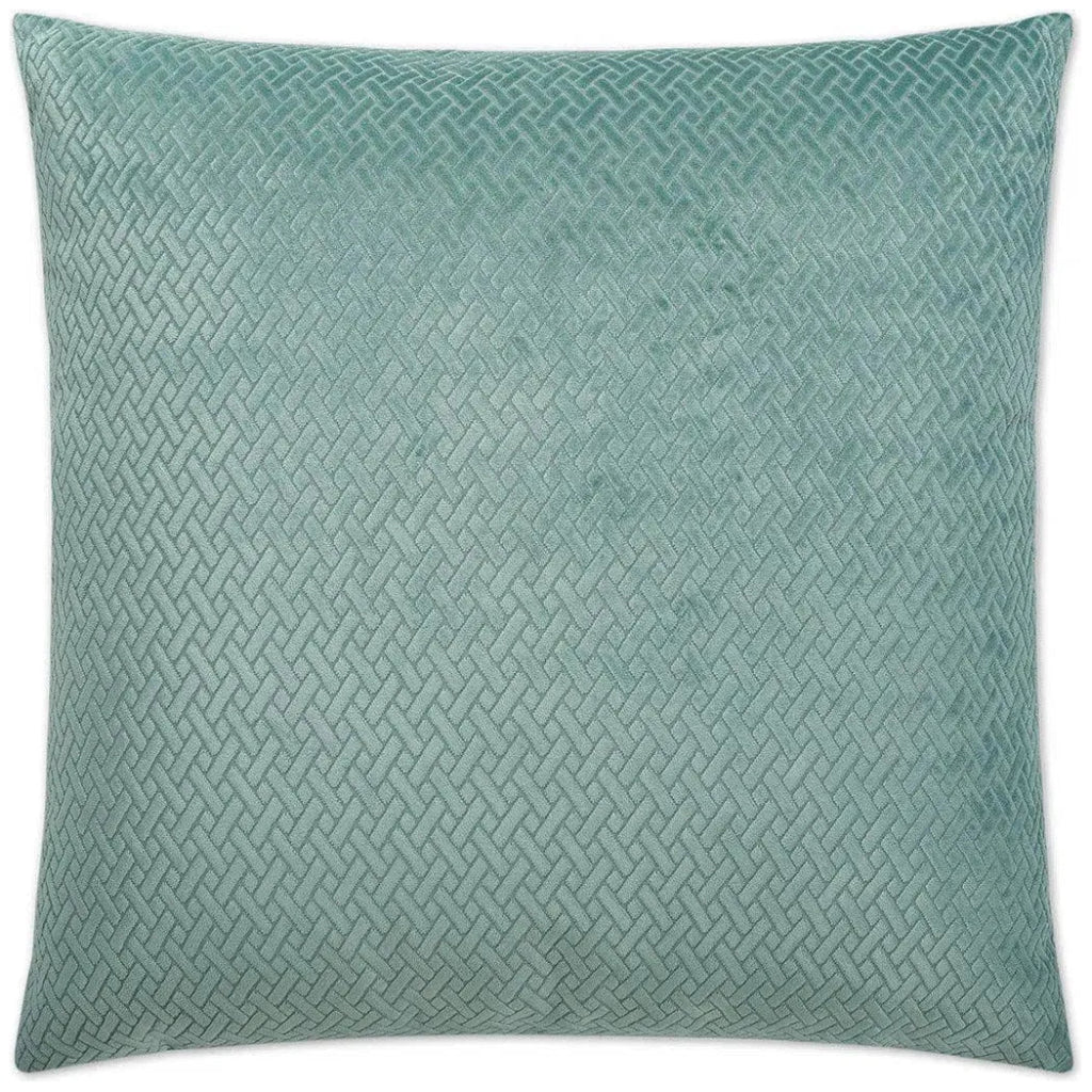 Flex Teal Throw Pillow With Insert - LOOMLAN - Throw Pillows