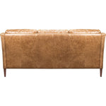 Florence Venerando Umber Leather Sofa - LOOMLAN - Olivia + Quinn - Sofas & Loveseats