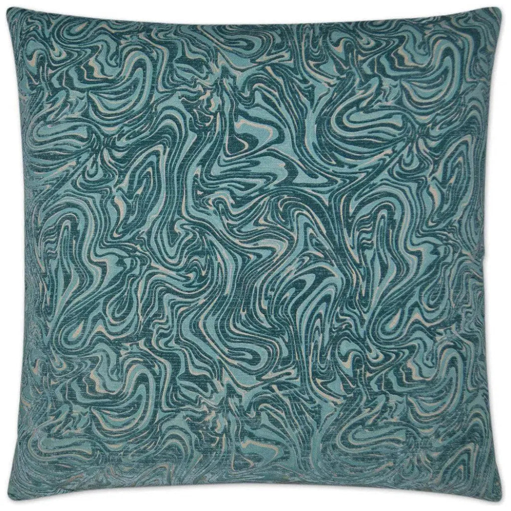 Florentina Turquoise Throw Pillow Insert - LOOMLAN - D.V. Kap - Throw Pillows