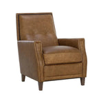 Florenzi Leather Lounge Chair - LOOMLAN - SUNPAN - Club Chairs