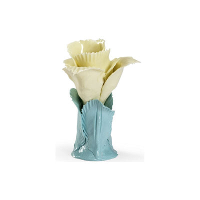 Flower Handmade Ceramic Tulip Sculpture - LOOMLAN - Chelsea House - Statues & Sculptures