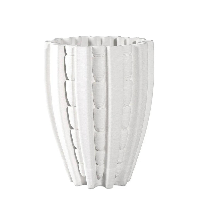 Fluted Small Vase - LOOMLAN - Currey & Co - Vases & Jars