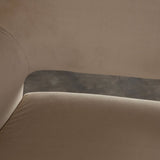 Flynn Light Camel Performance Velvet Dining Chair - LOOMLAN - Diamond Sofa - Dining Chairs