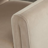 Flynn Light Camel Performance Velvet Dining Chair - LOOMLAN - Diamond Sofa - Dining Chairs