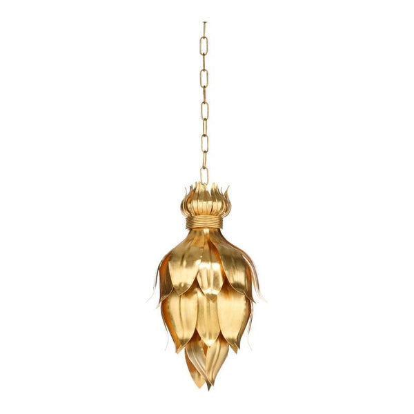 Foglia D'Oro Pendant Gold Leaf Chandelier - LOOMLAN - Wildwood - Pendants