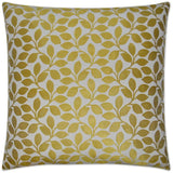 Foliage Gold Throw Pillow With Insert - LOOMLAN - D.V. Kap - Throw Pillows