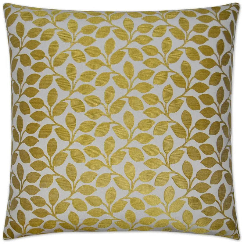 Foliage Gold Throw Pillow With Insert - LOOMLAN - D.V. Kap - Throw Pillows