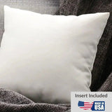 Foothills Plaid Check Taupe Large Throw Pillow Insert - LOOMLAN - D.V. Kap - Throw Pillows