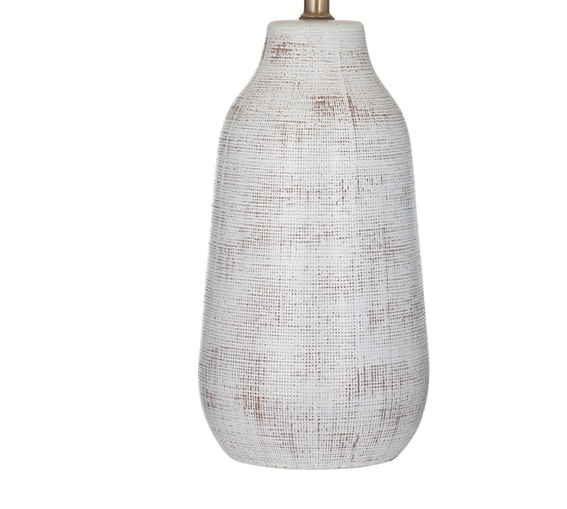 Forcythia White Ceramic Table Lamp - LOOMLAN - Bassett Mirror - Table Lamps