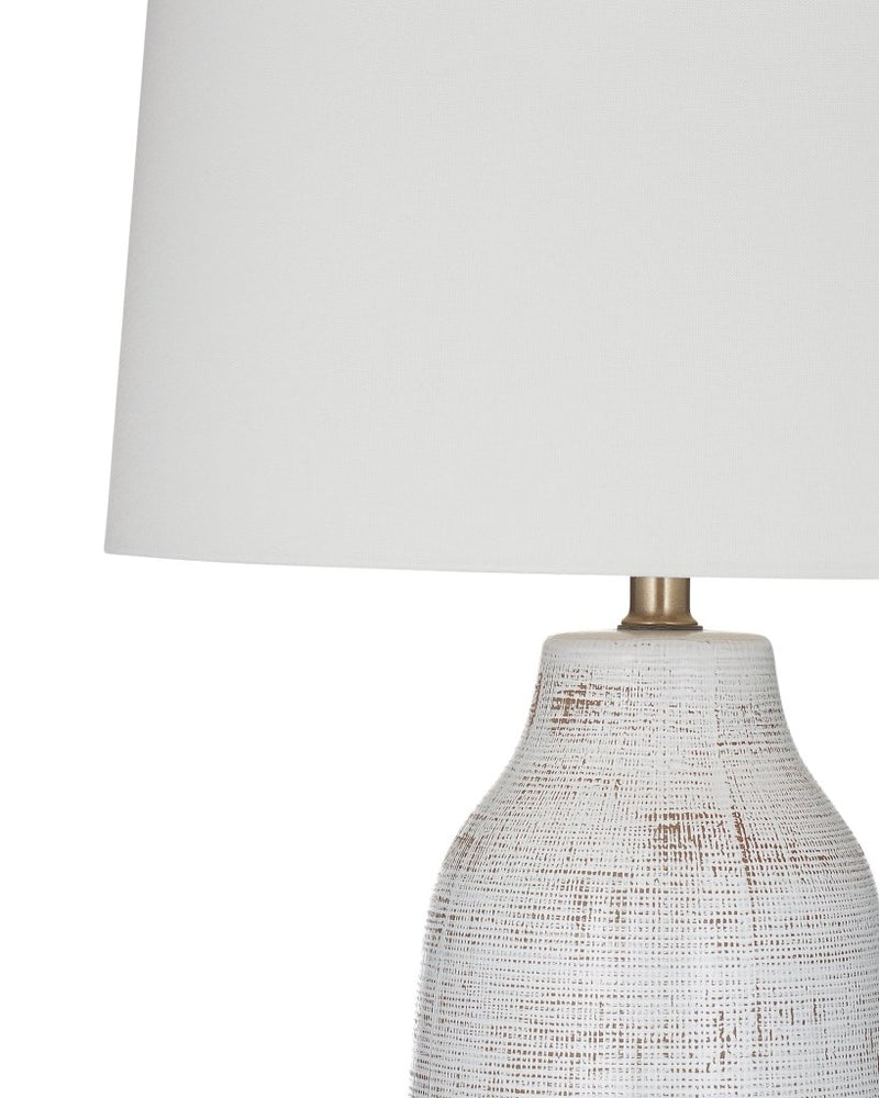 Forcythia White Ceramic Table Lamp - LOOMLAN - Bassett Mirror - Table Lamps