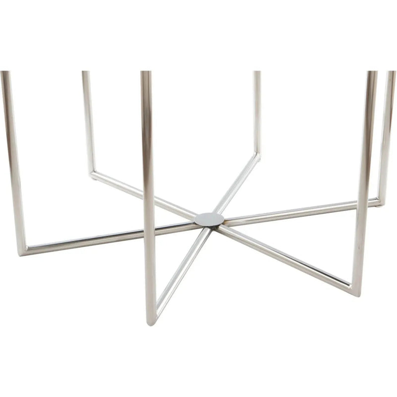 Forma Side Table Black & White - LOOMLAN - Zuo Modern - Side Tables