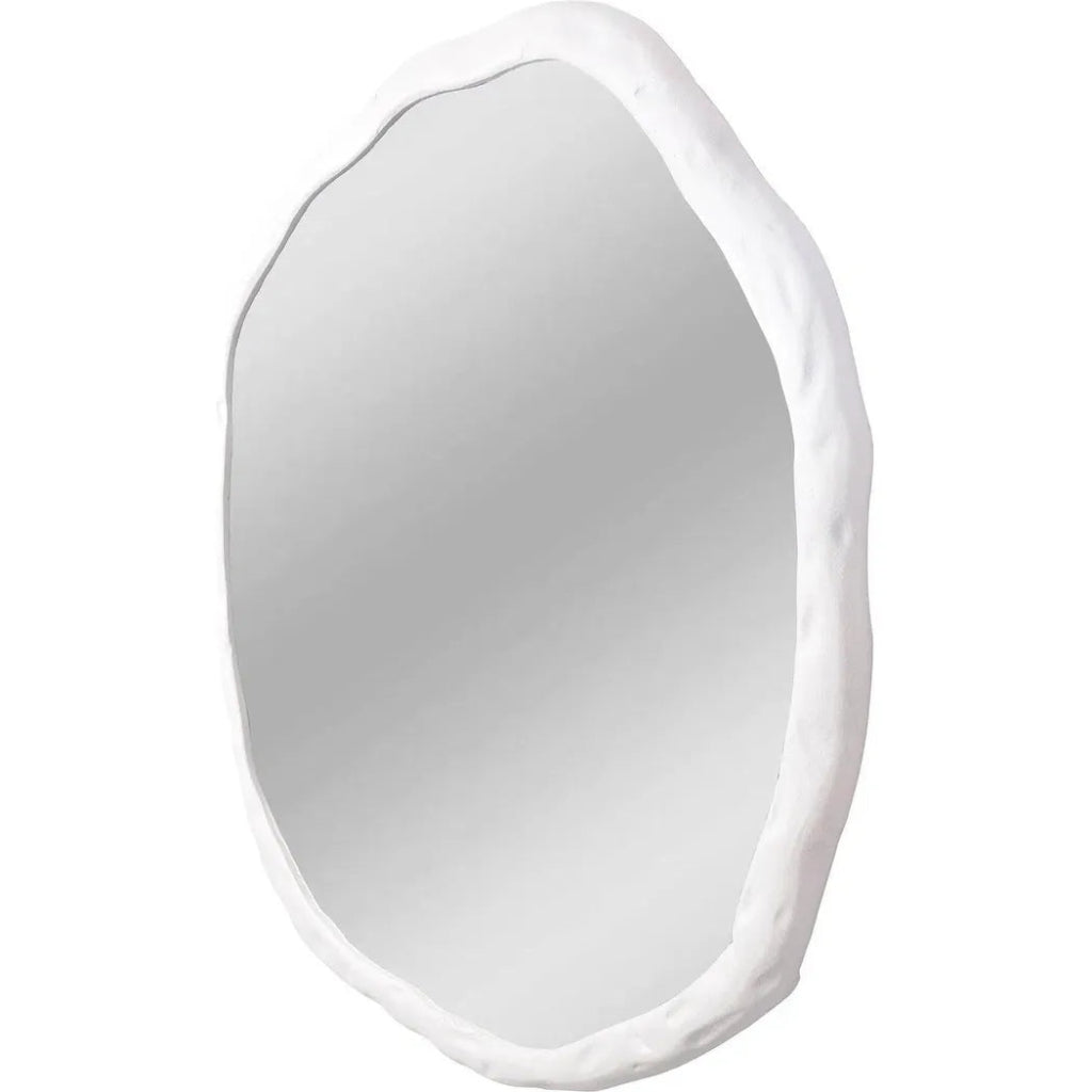 Foundry Decorative Large White Wall Mirror - LOOMLAN - Moe's Home - Wall Mirrors