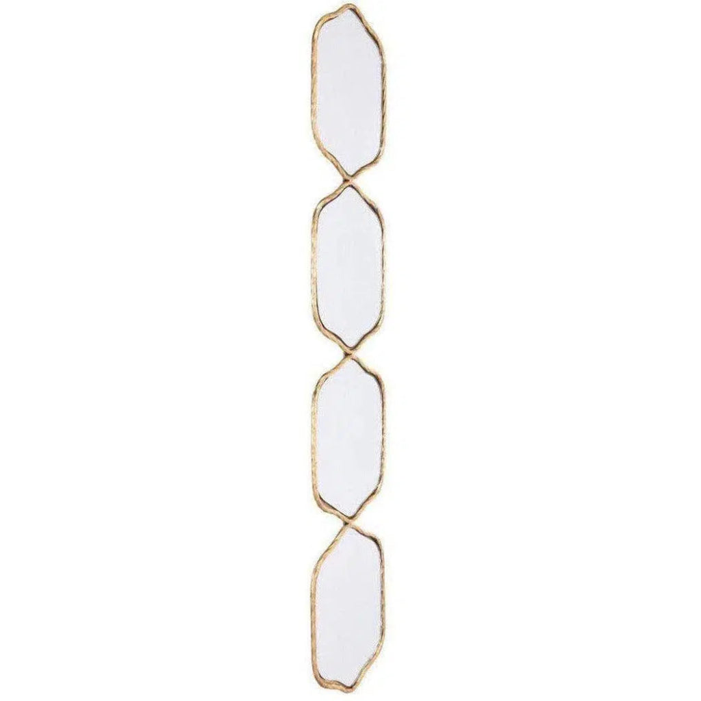 Four Hex Mirror Gold - LOOMLAN - Zuo Modern - Wall Mirrors