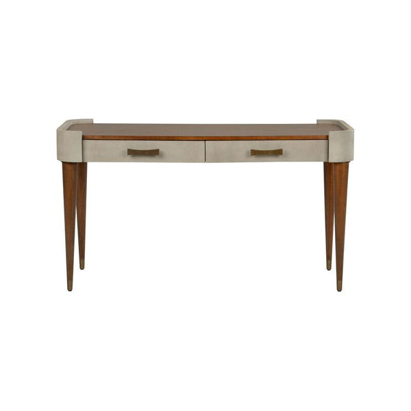 Frances Wooden Brown Writing Desk - LOOMLAN - Wildwood - Home Office Desks