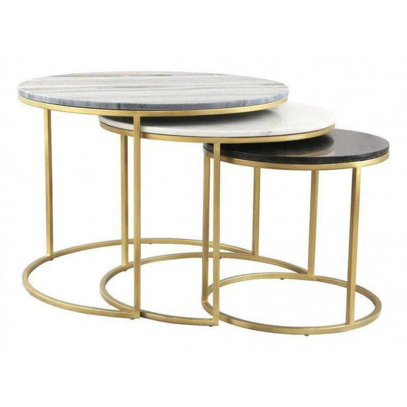 Franco Nesting Coffee Tables Multicolor - LOOMLAN - Zuo Modern - Coffee Tables