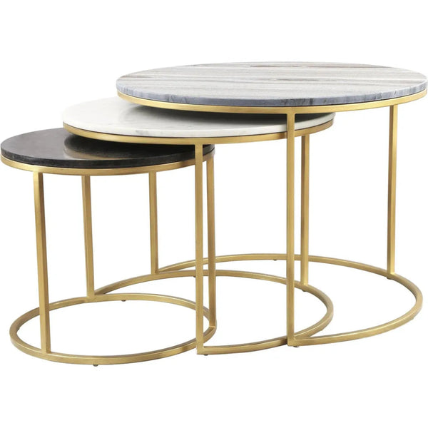 Franco Nesting Coffee Tables Multicolor - LOOMLAN - Zuo Modern - Coffee Tables