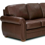 Franklin Symmetrical Leather Sectional Made to Order - LOOMLAN - Uptown Sebastian - Sectionals