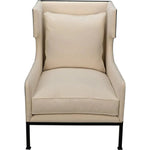 Franz Steel Framed Fabric Armchair - LOOMLAN - CFC - Accent Chairs