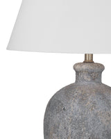 Fremont Grey Ceramic Base Table Lamp - LOOMLAN - Bassett Mirror - Table Lamps