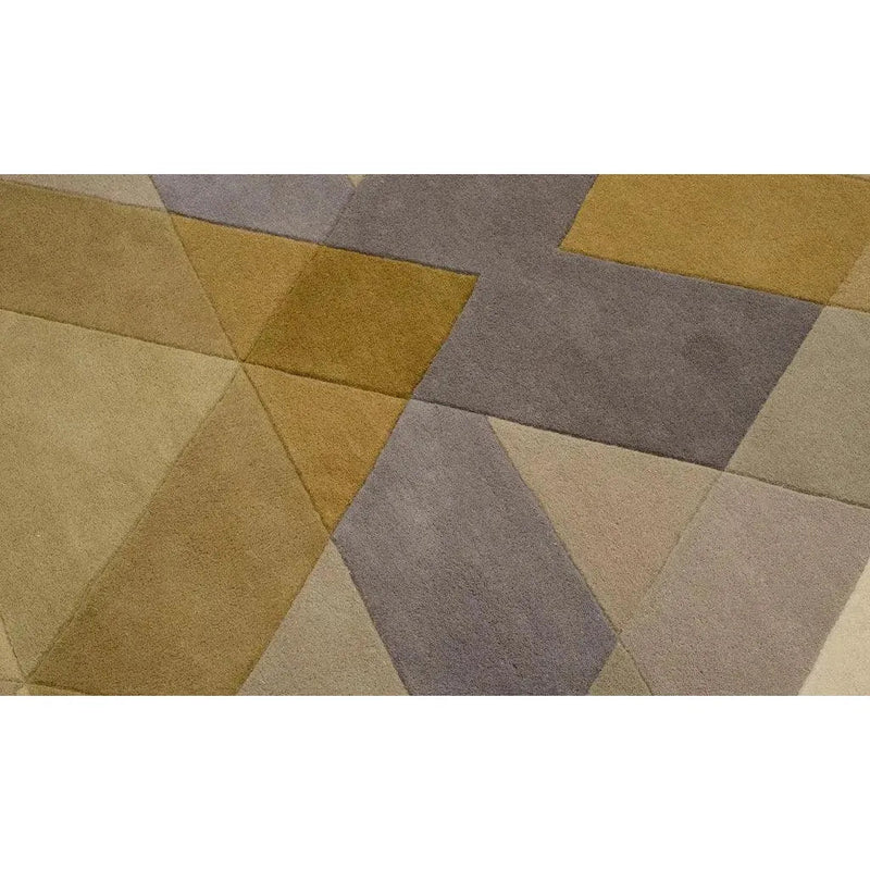 Freya Mustard Brown Wool Rug Design - LOOMLAN - Linie Design - Area Rugs