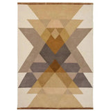 Freya Mustard Brown Wool Rug Design - LOOMLAN - Linie Design - Area Rugs
