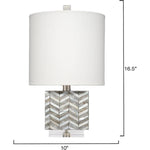 Garbo Mother of Pearl Table Lamp - LOOMLAN - Jamie Young - Table Lamps