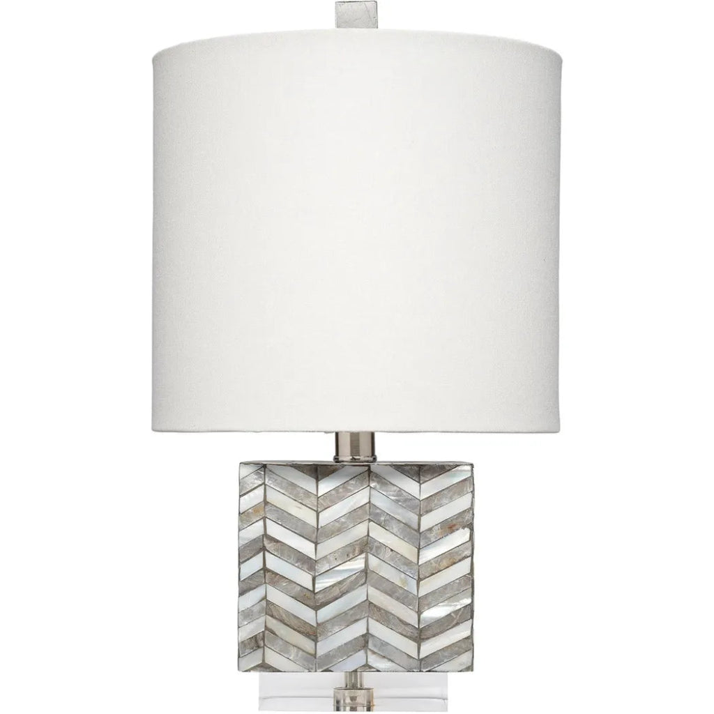 Garbo Mother of Pearl Table Lamp - LOOMLAN - Jamie Young - Table Lamps