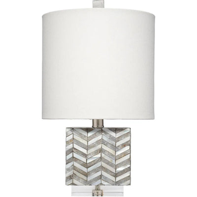 Garbo Mother of Pearl Table Lamp - LOOMLAN - Jamie Young - Table Lamps