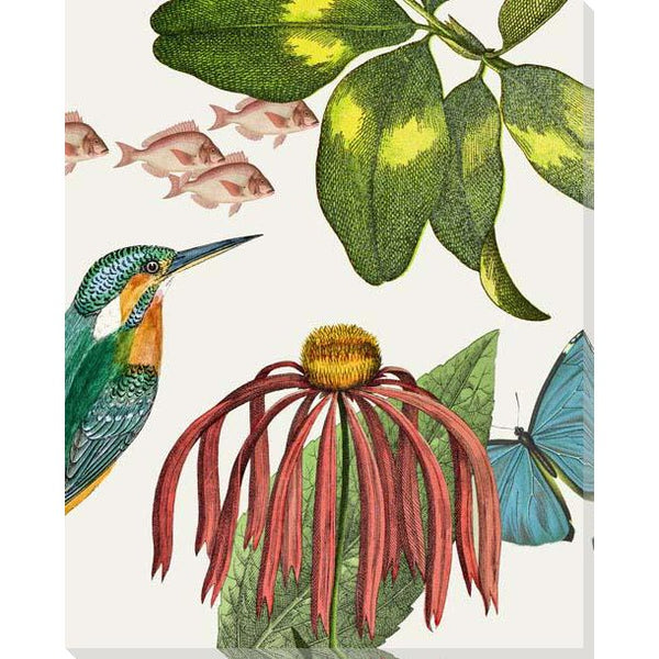 Love Tropical Canvas Wall Art for Indoor and Outdoor Spaces