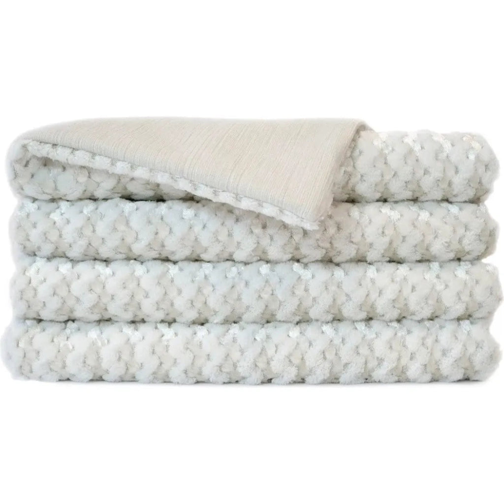 Gene Throw - Ivory - LOOMLAN - D.V. Kap - Throw Blankets