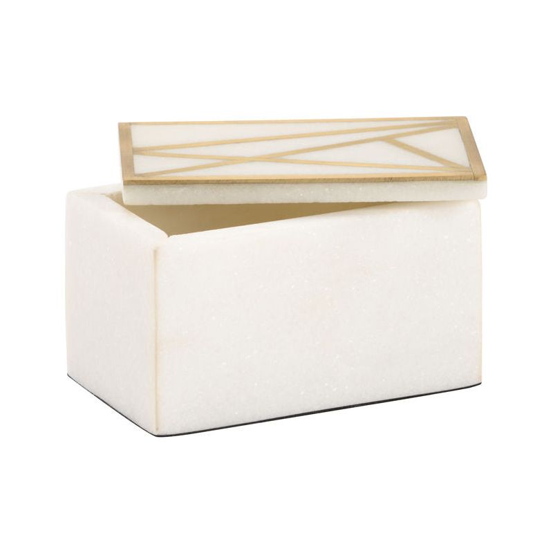 Genesis Marble Made White Box - LOOMLAN - Wildwood - Boxes & Bowls