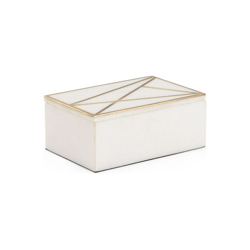 Genesis Marble Made White Box - LOOMLAN - Wildwood - Boxes & Bowls