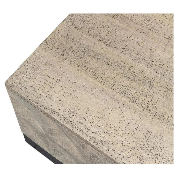 Geo Coffee Table Square Small 24" - LOOMLAN - Sarreid - Coffee Tables