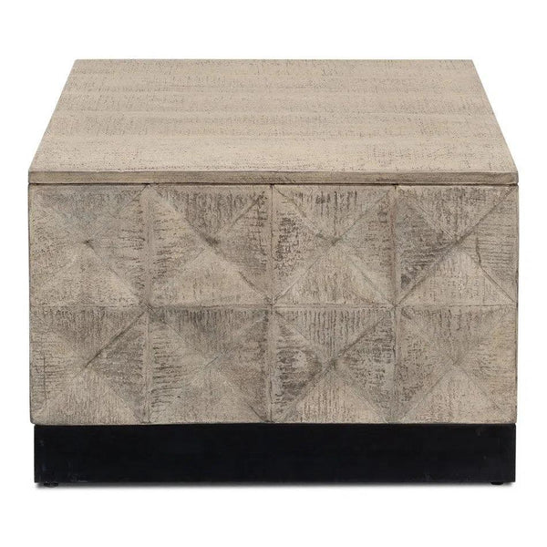 Geo Coffee Table Square Small 24" - LOOMLAN - Sarreid - Coffee Tables