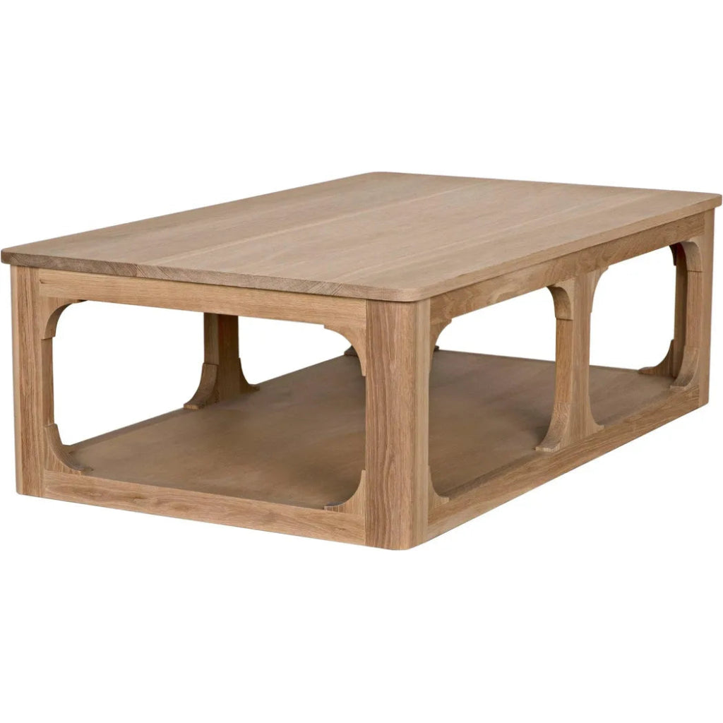 Gimso Oak Wooden Rectangular Coffee Table - LOOMLAN - CFC - Coffee Tables