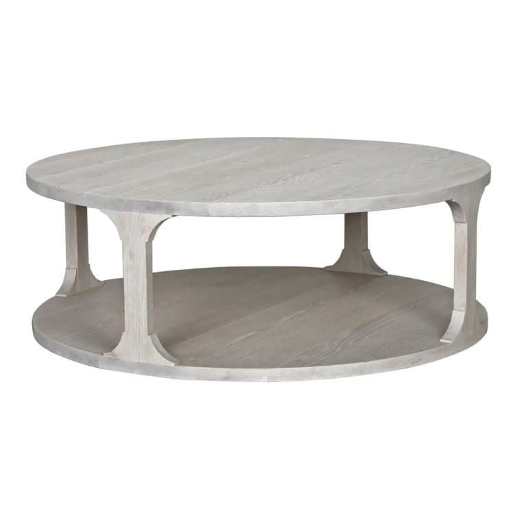 Gimso Oak Wooden Round Coffee Table - LOOMLAN - CFC - Coffee Tables