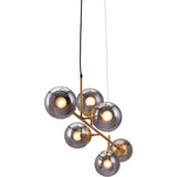 Gisela Ceiling Lamp Brass - LOOMLAN - Zuo Modern - Chandeliers